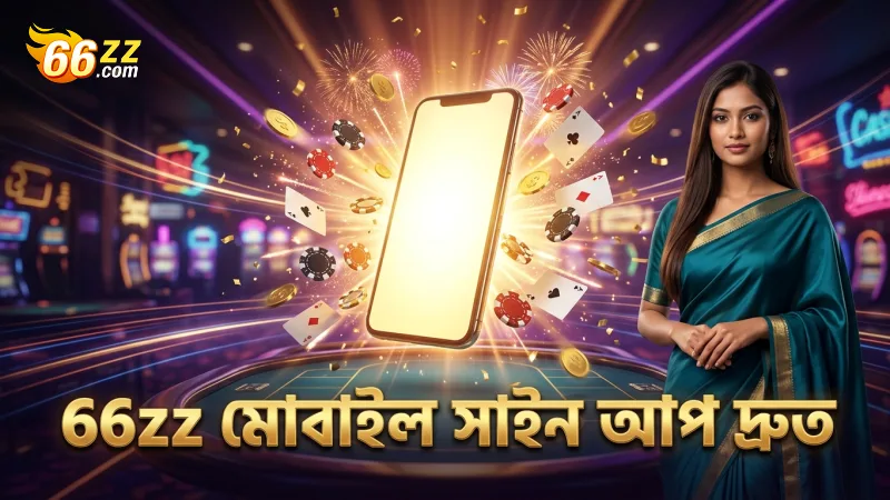মোবাইল থেকে দ্রুত সাইন আপ করে কমিশন ট্র্যাক করুন 66zz-এ