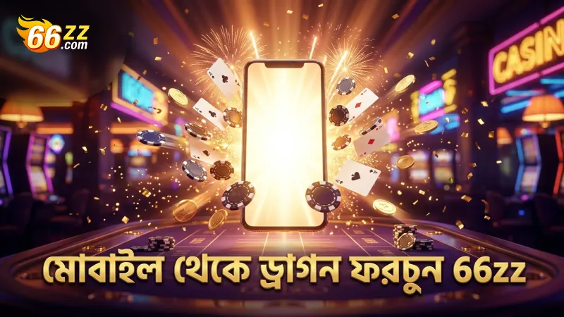 66zz প্ল্যাটফর্মে মোবাইল থেকে ড্রাগন ফরচুন লুকানো ফিচার ব্যবহার করুন