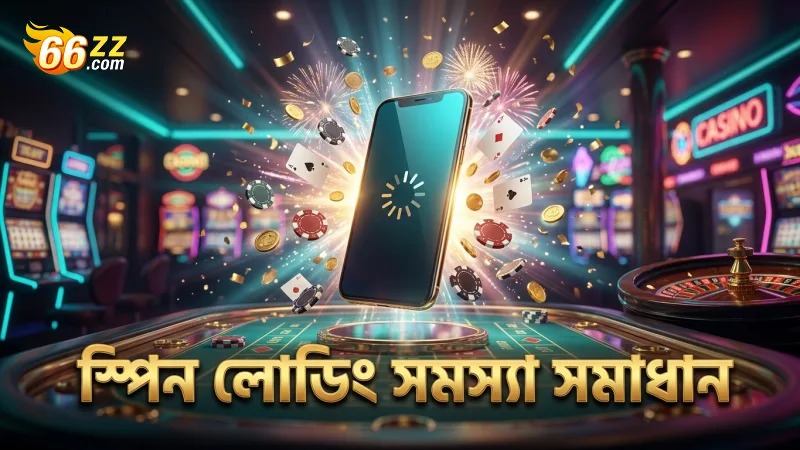 স্পিন লোডিং সমস্যা হলে ইন্টারনেট সংযোগ পরীক্ষা করুন।