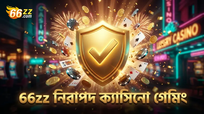 নিরাপদ গেমিং নিশ্চিত করতে 66zz ক্যাসিনোর বিশ্বস্ততা।
