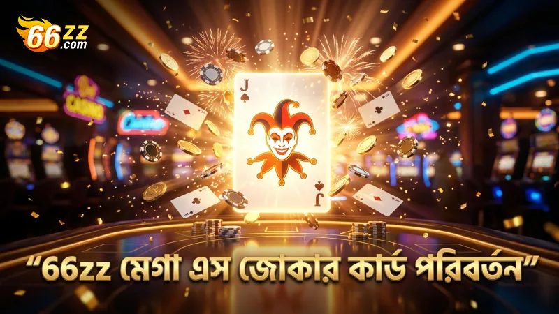 66zz প্ল্যাটফর্মে মেগা এস স্লটের জোকার কার্ড পরিবর্তনের সুবিধা