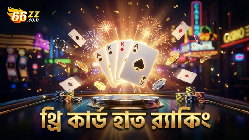 থ্রি কার্ড পোকার হাতের র‍্যাঙ্কিং সঠিকভাবে বোঝা অপরিহার্য